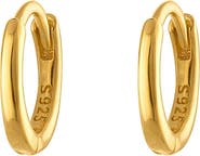Outofoffice Gold Seven Mm Huggie Hoop Earring