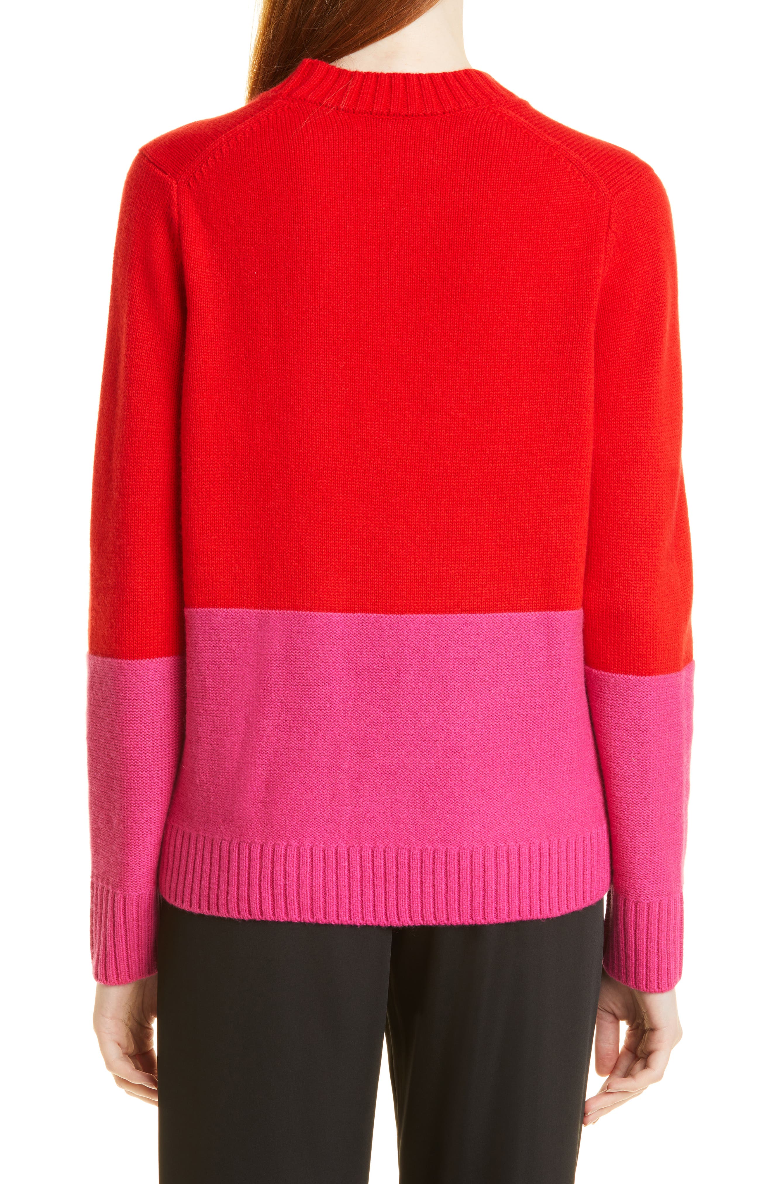 Colorblock Wool & Cashmere Sweater - image 2