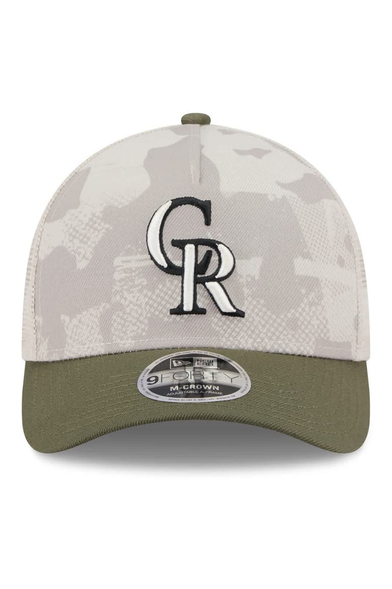 New Era Men's New Era Light Beige/Olive Colorado Rockies 2025 Armed ...