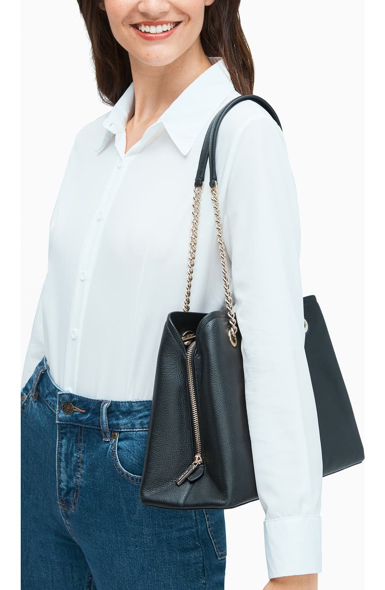 Kate Spade New York jordyn medium chain handle tote bag, Alternate, color,