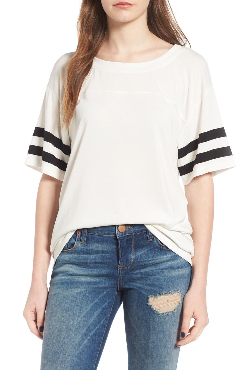 Socialite Varsity Tee, Main, color, 