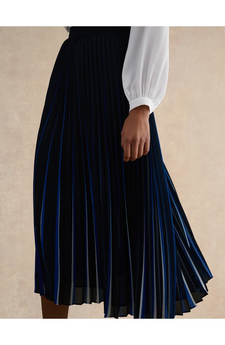 HOBBS LONDON Vida Skirt, Main, color, Navy Blue