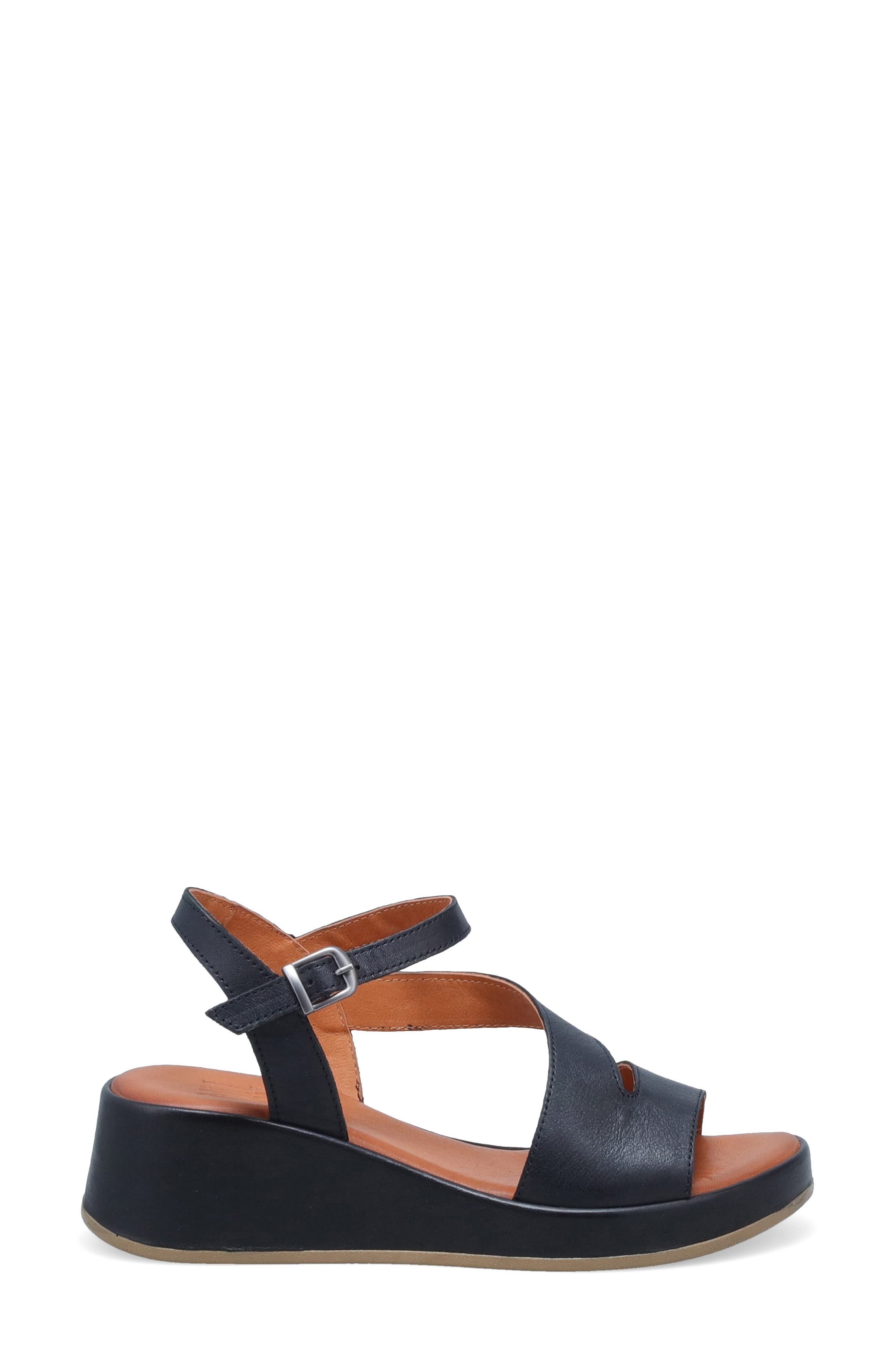 Miz Mooz Preston Ankle Strap Wedge Sandal, Alternate, color, 