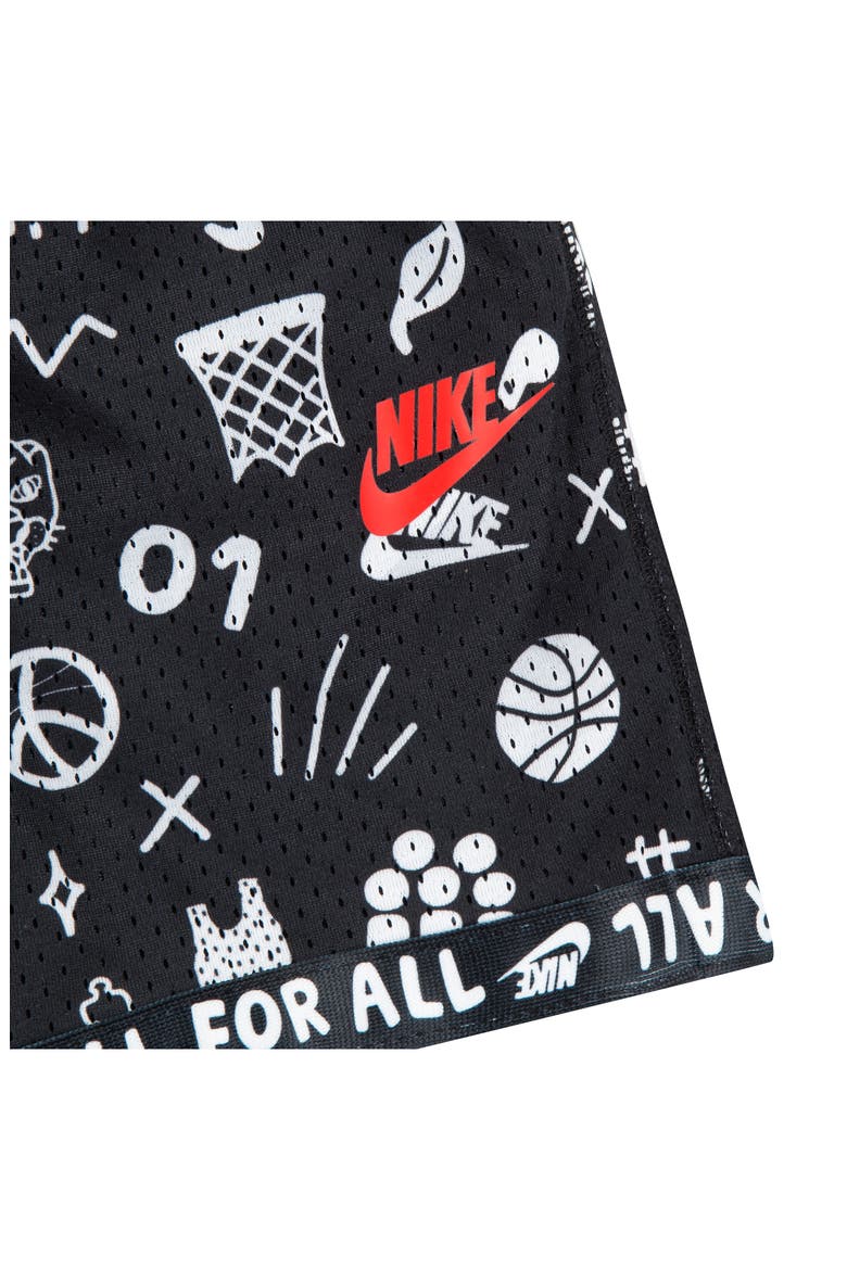 Kids' Basketball Shorts, Alternate, color, BLACK