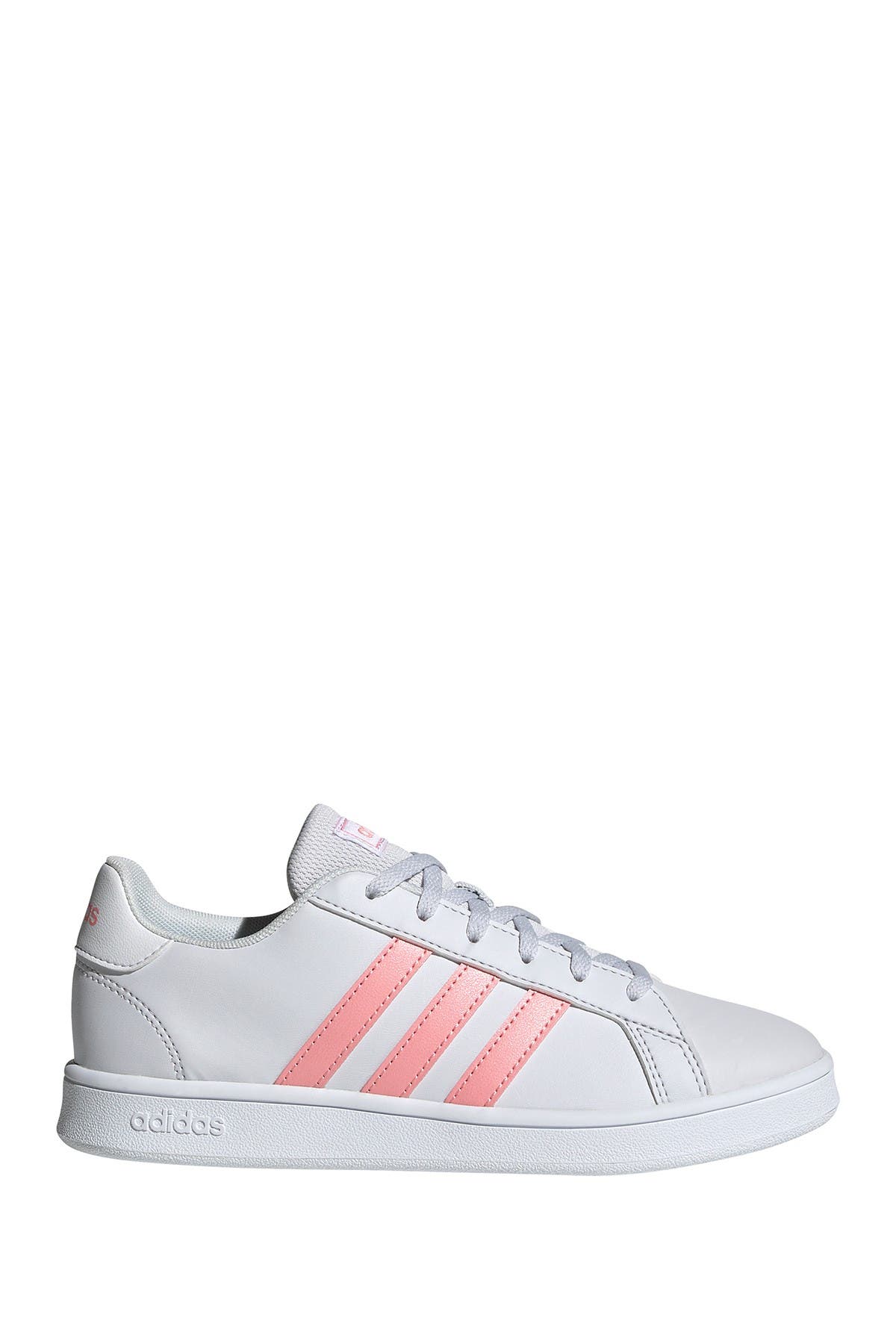 adidas Grand Court K Leather Sneaker, Alternate, color, 