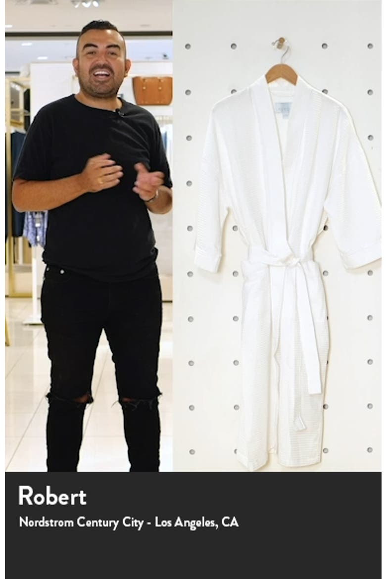 Somerset Woven Waffle Robe video