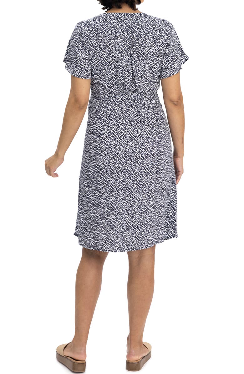 Angel Maternity Floral Wrap Maternity/Nursing Dress, Alternate, color,