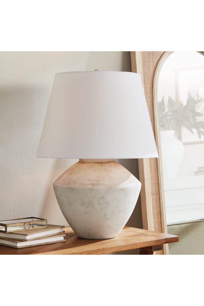 Clyde Table Lamp, Alternate, color, White