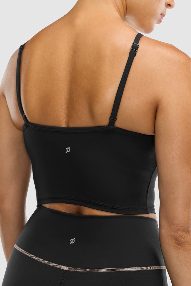 Cadent Halter Longline Bra, Alternate, color, Black