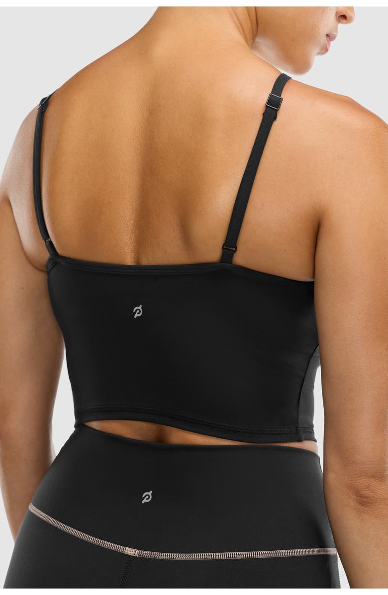 Peloton Cadent Halter Longline Bra, Alternate, color, Black