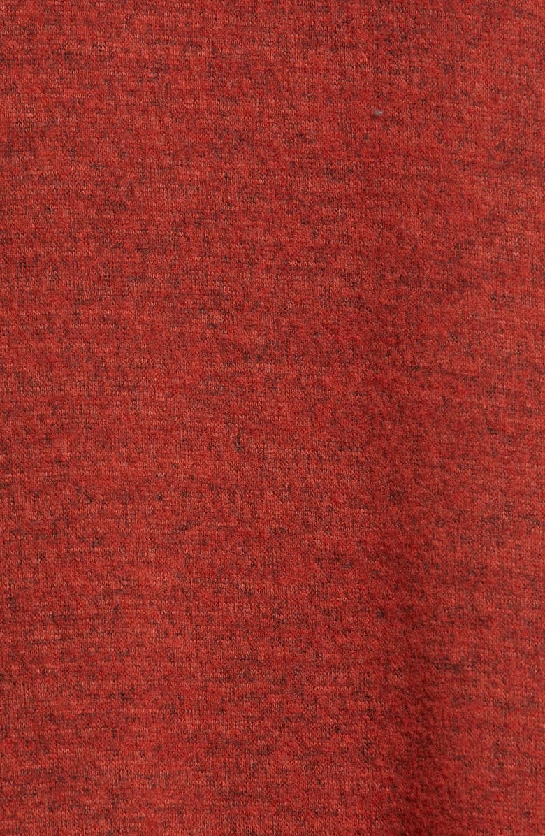 Loveappella Cowl Neck Long Sleeve Top, Alternate, color, Rust