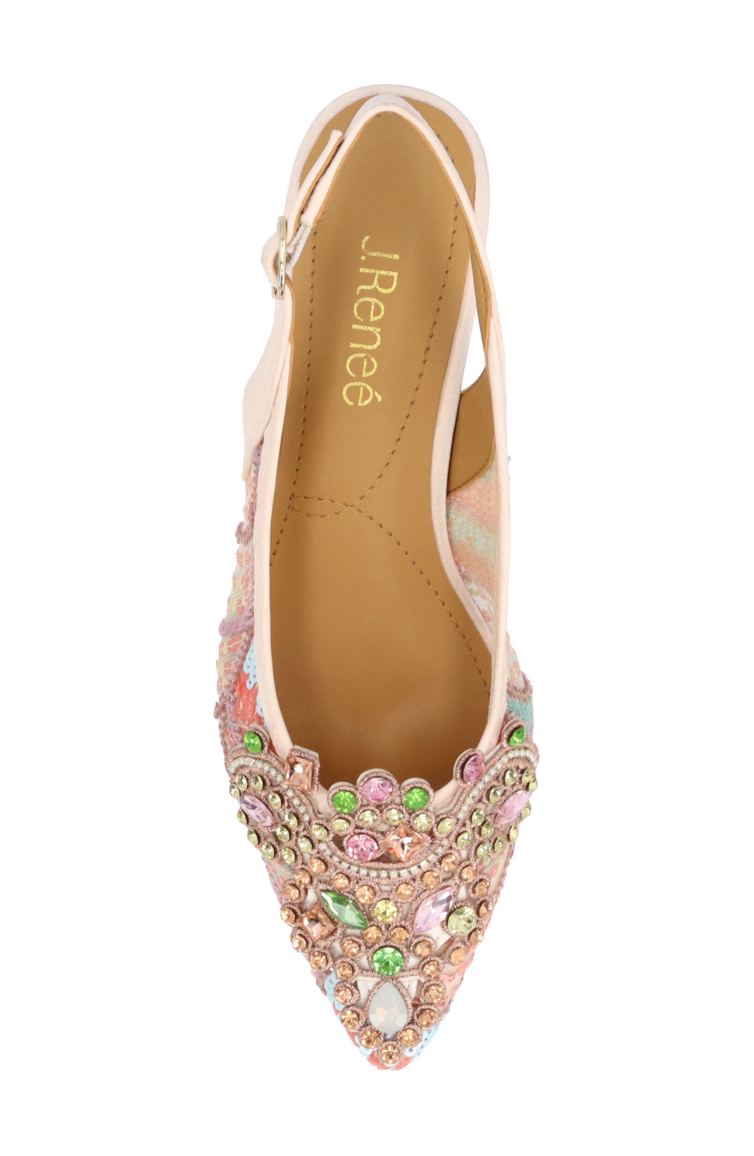 J. Reneé Strovanni Slingback Pump, Alternate, color, Pink/ Pastel
