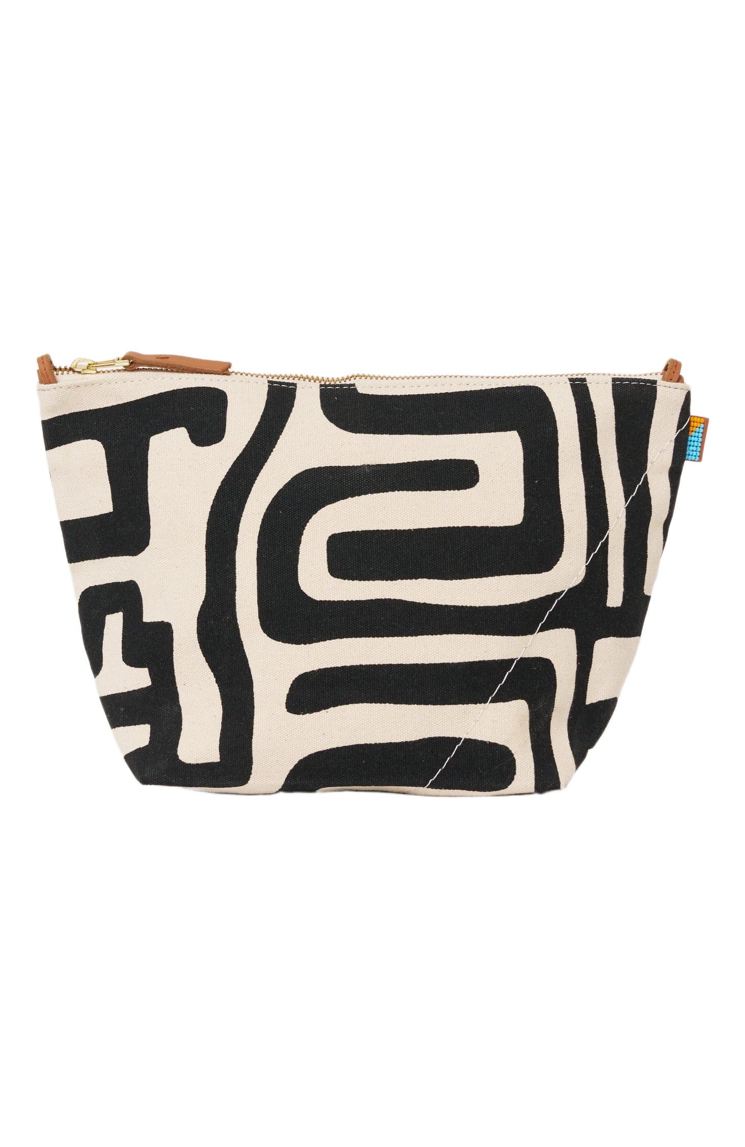 Ubuntu Life XLarge Convertible Pouch, Main, color, Black Kuba