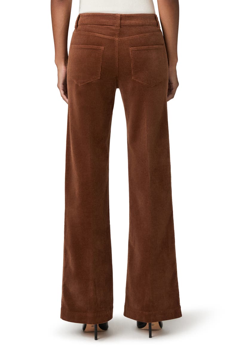 Leenah Corduroy High Waist Wide Leg Jeans, Alternate, color, MAPLE BROWN