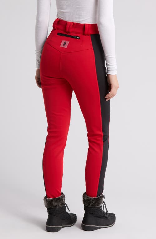 Shop Free People Chill Factor Water Resistant Leggings In Winterberry/black
