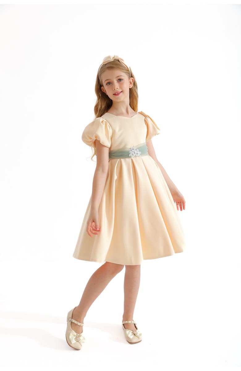 Tulleen Easton Dress, Alternate, color, Ivory
