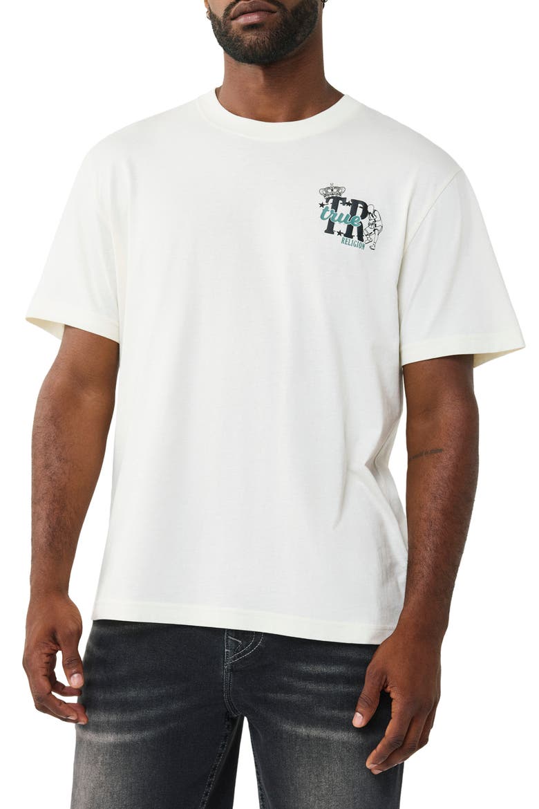 Sport Logo Graphic T-Shirt, Main, color, WINTER WHITE
