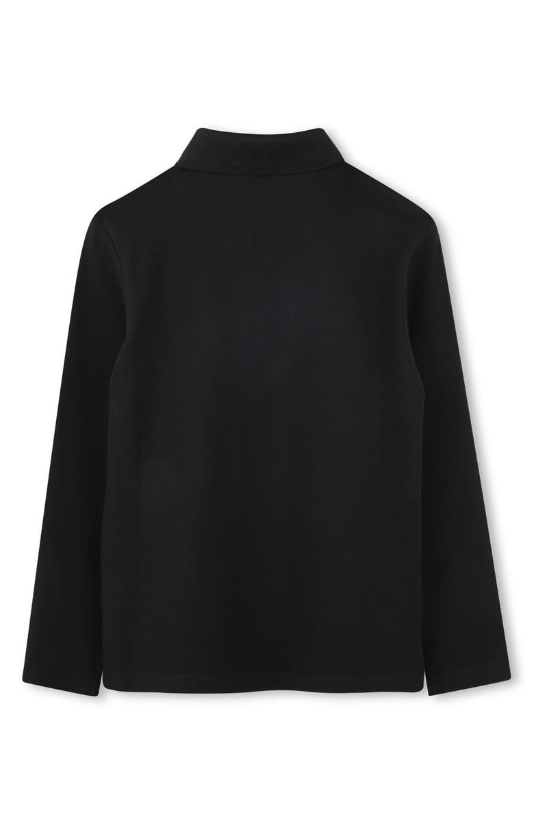 BOSS Kidswear Kids' Long Sleeve Cotton Polo, Alternate, color,