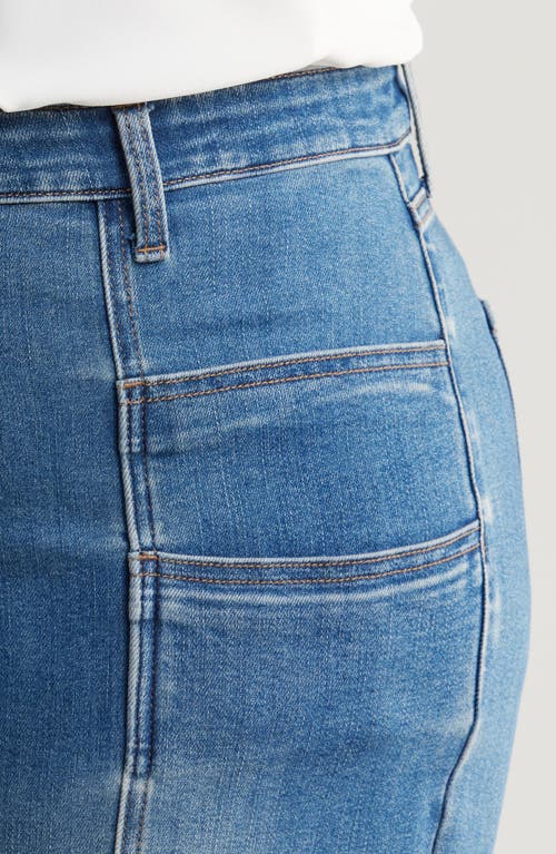Kut From The Kloth Meg Seamed Patch Pocket High Waist Wide Leg Jeans In Exceeded