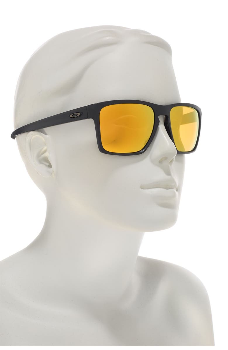 Oakley 57mm Silver XL Square Sunglasses, Alternate, color,