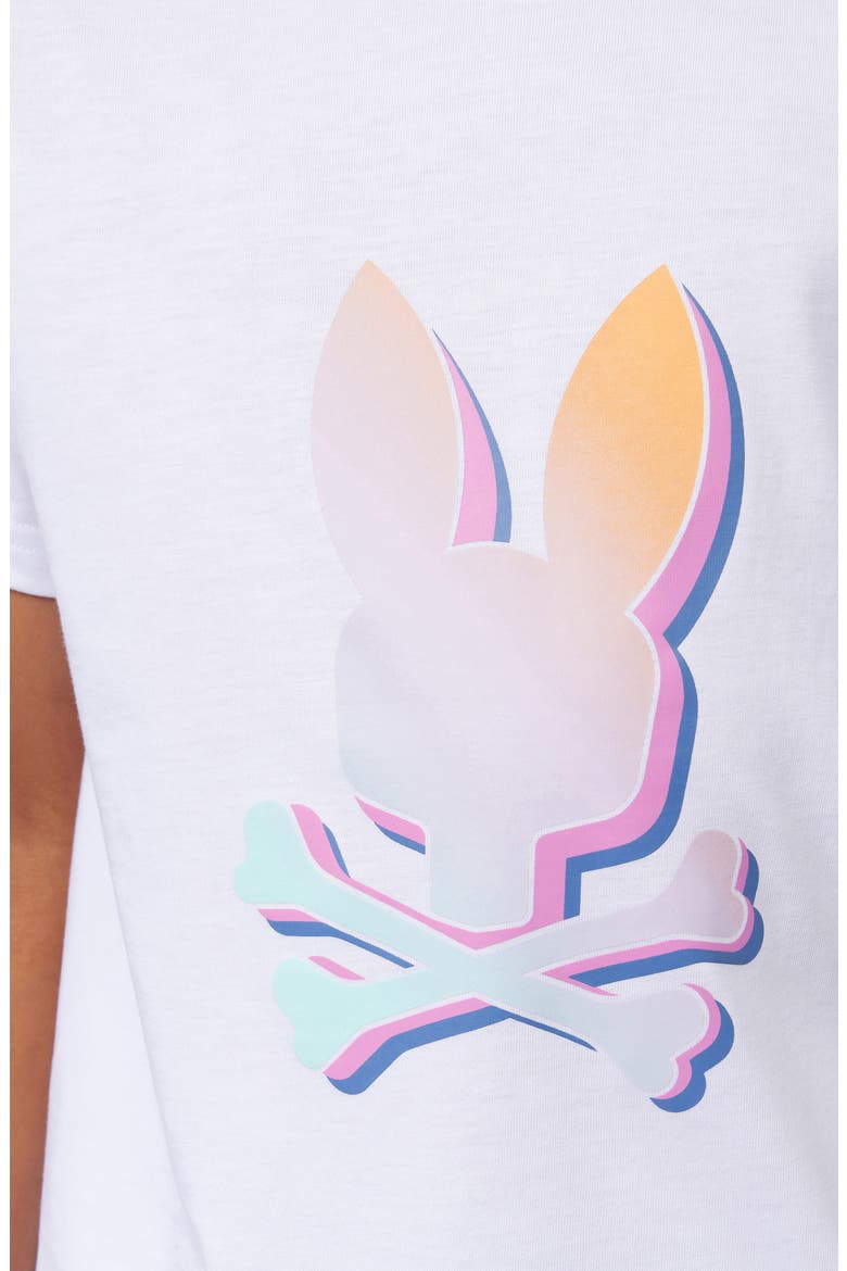 Kids' Palm Springs Cotton Graphic T-Shirt, Alternate, color, WHITE