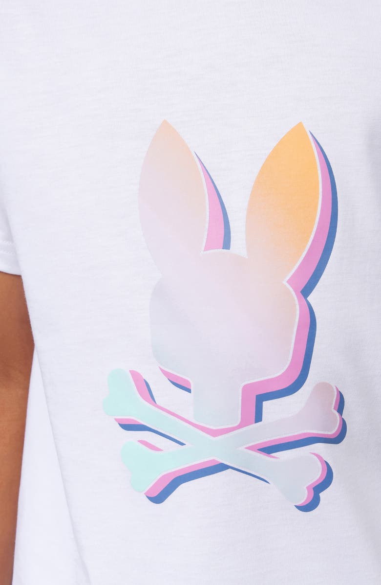 Psycho Bunny Kids' Palm Springs Cotton Graphic T-Shirt, Alternate, color, 