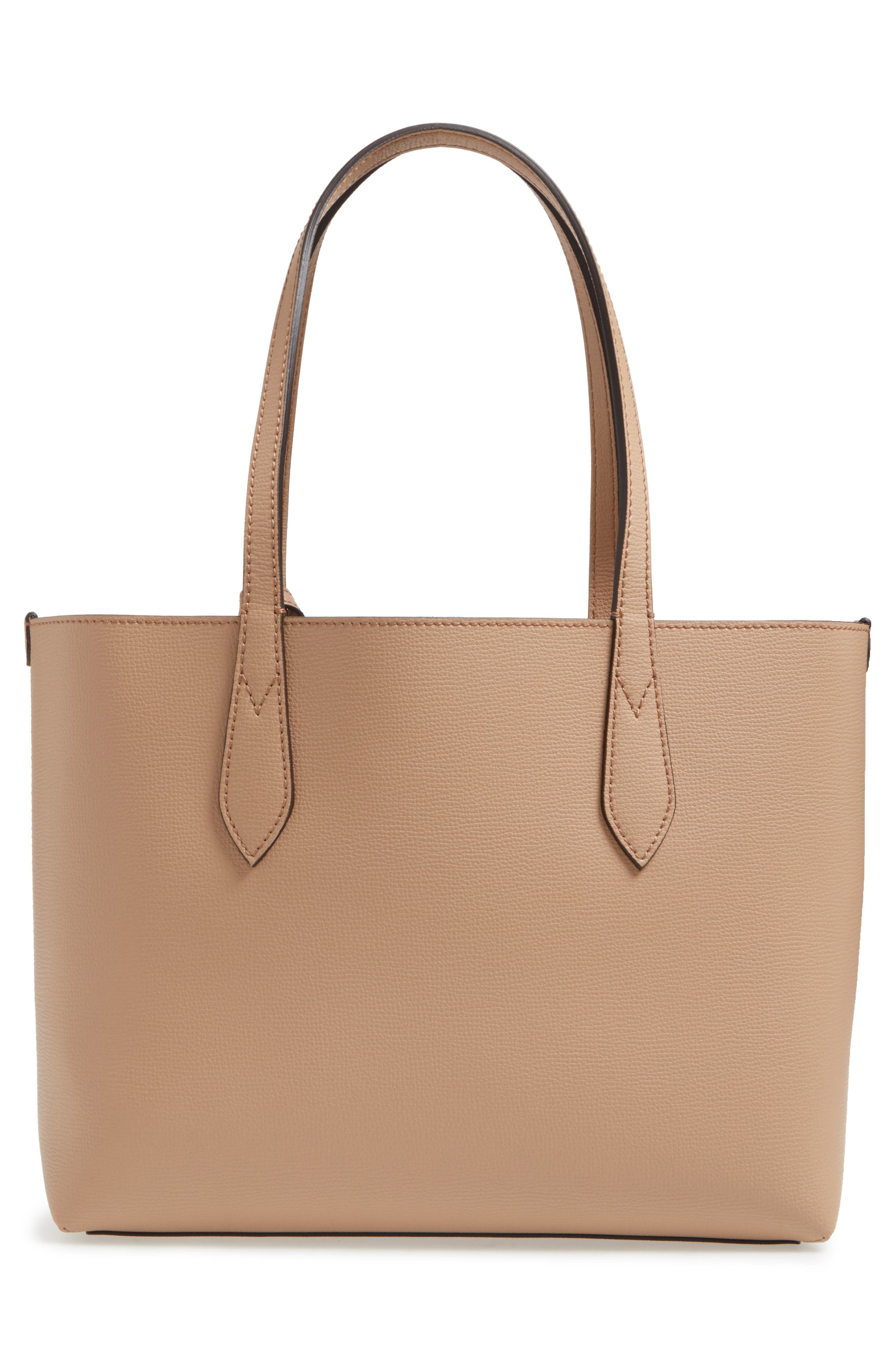 Burberry Small Haymarket Reversible Tote, Alternate, color, 
