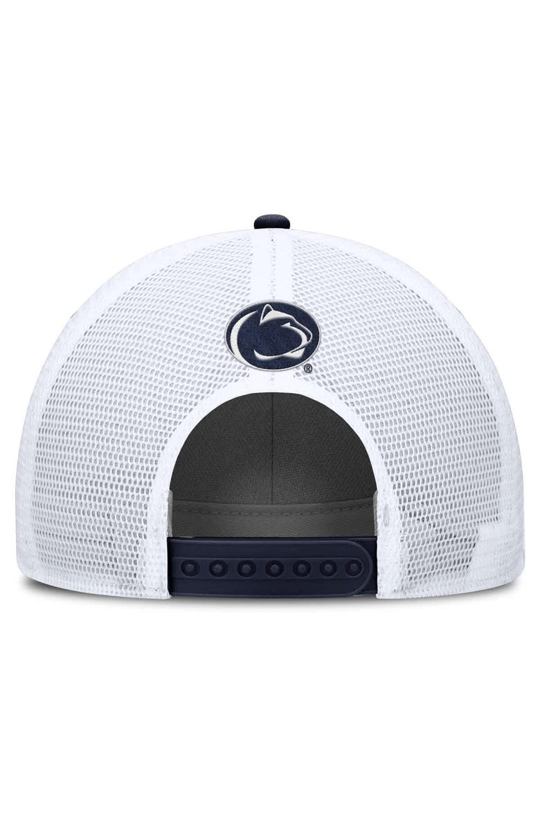 Nike Men's Nike Navy/White Penn State Nittany Lions 2025 On-Field Rise Patch Trucker Adjustable Hat, Alternate, color, Navy