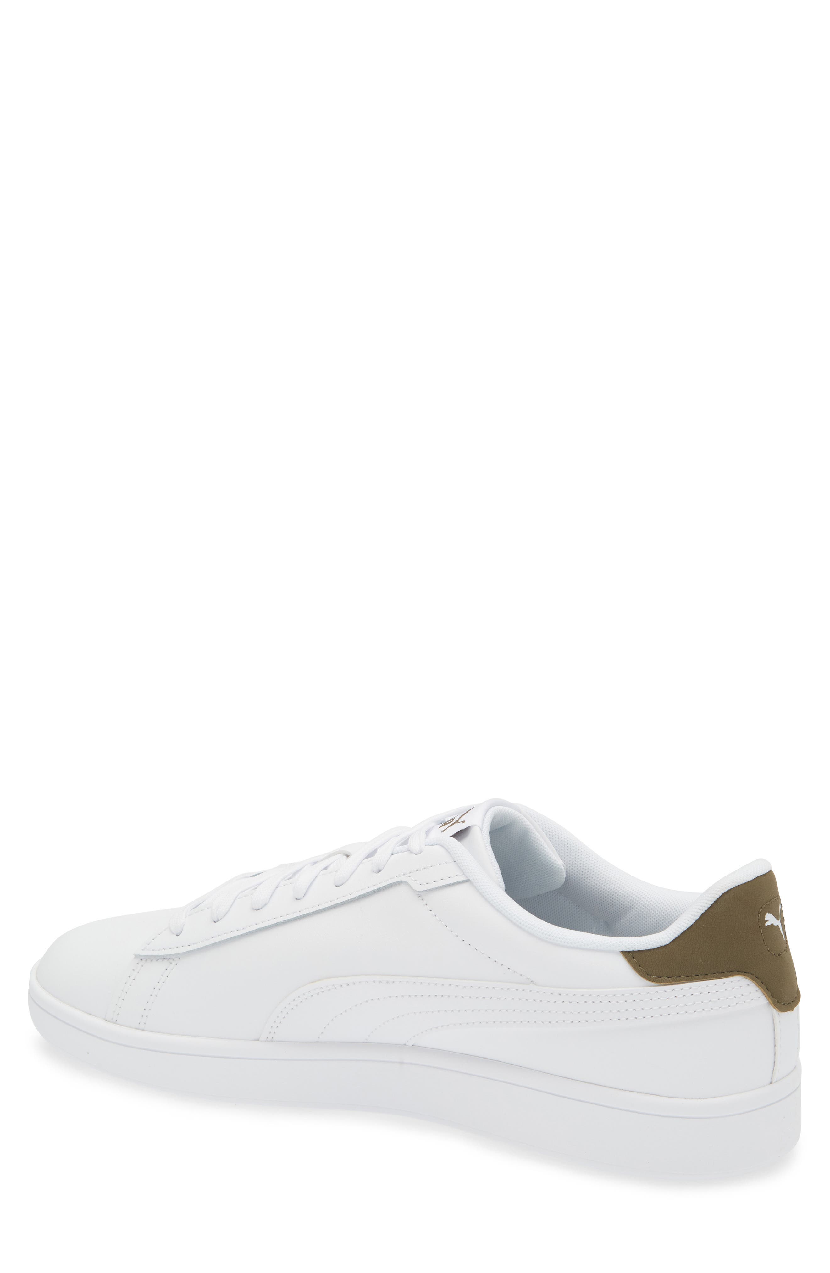 PUMA Smash 3.0 Sneaker, Alternate, color, Puma White-Wild Willow