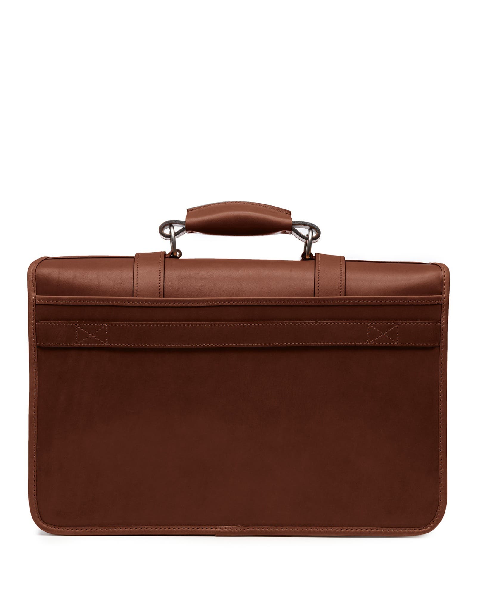 Garfield Leather Briefcase, Alternate, color, Brown