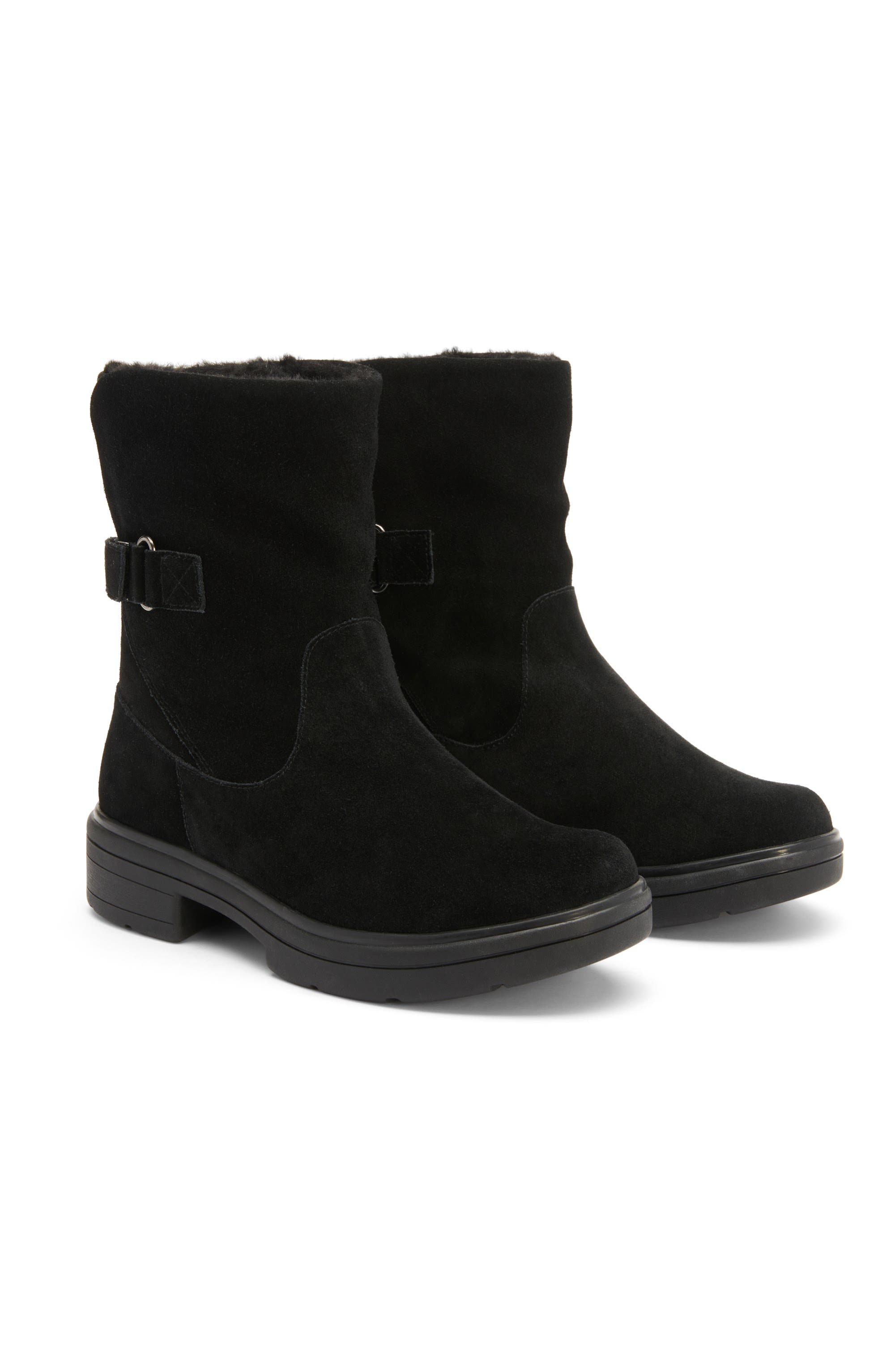 ABEO Vista Mid Boot, Alternate, color, Black Suede - Regular