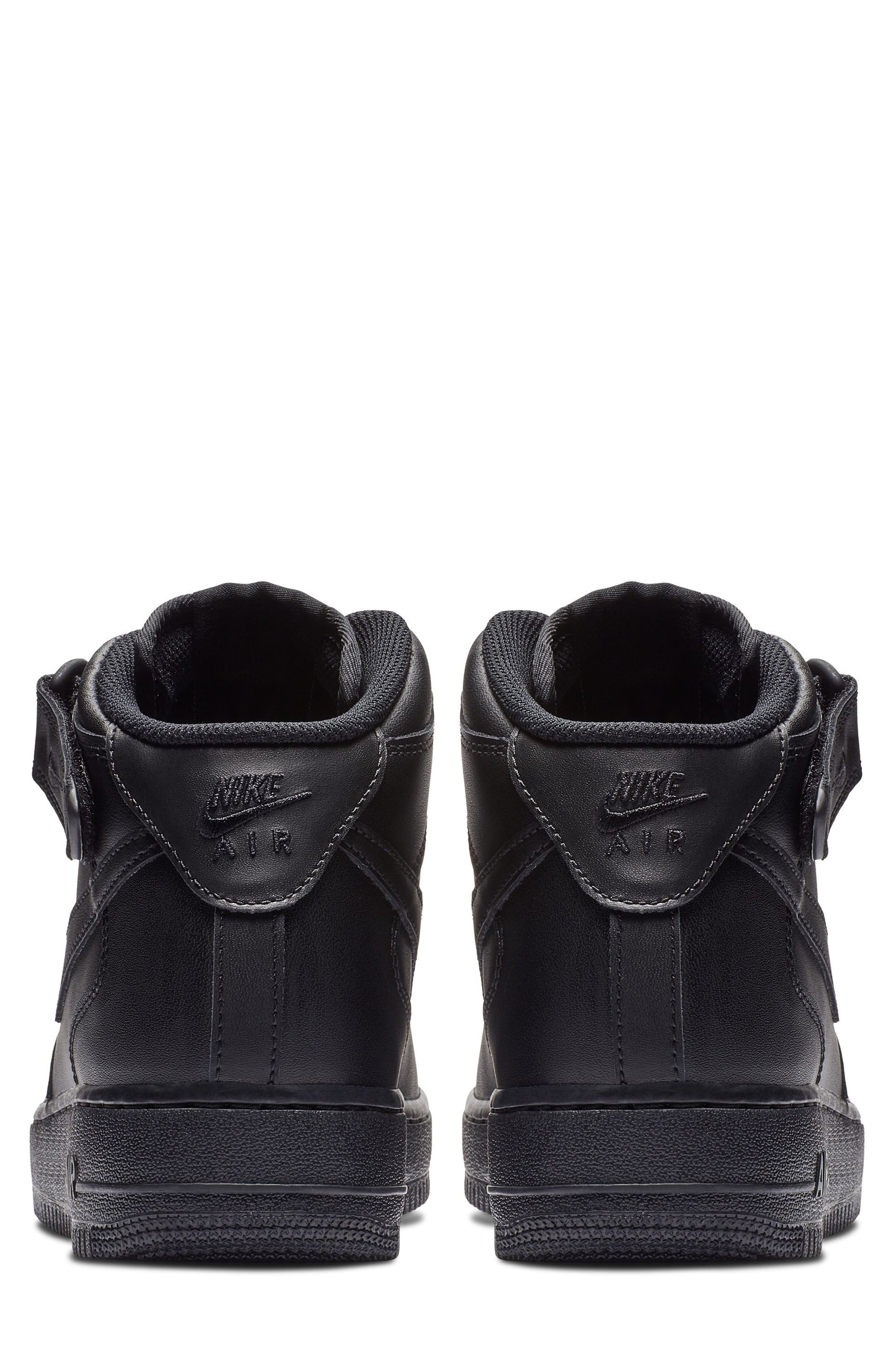 Nike Air Force 1 Mid 
07 Sneaker, Alternate, color, Black/ Black