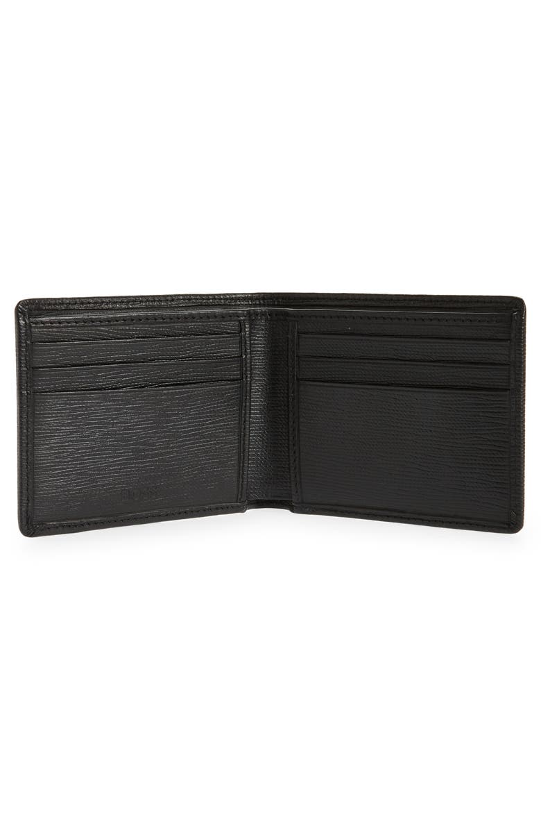 BOSS 6 Card Leather Bifold Wallet, Alternate, color, 