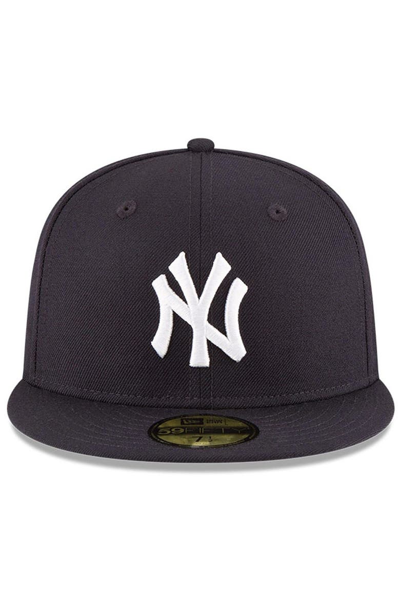 New Era Men's New Era Navy New York Yankees Side Patch 1996 World Series 59FIFTY Fitted Hat, Alternate, color,