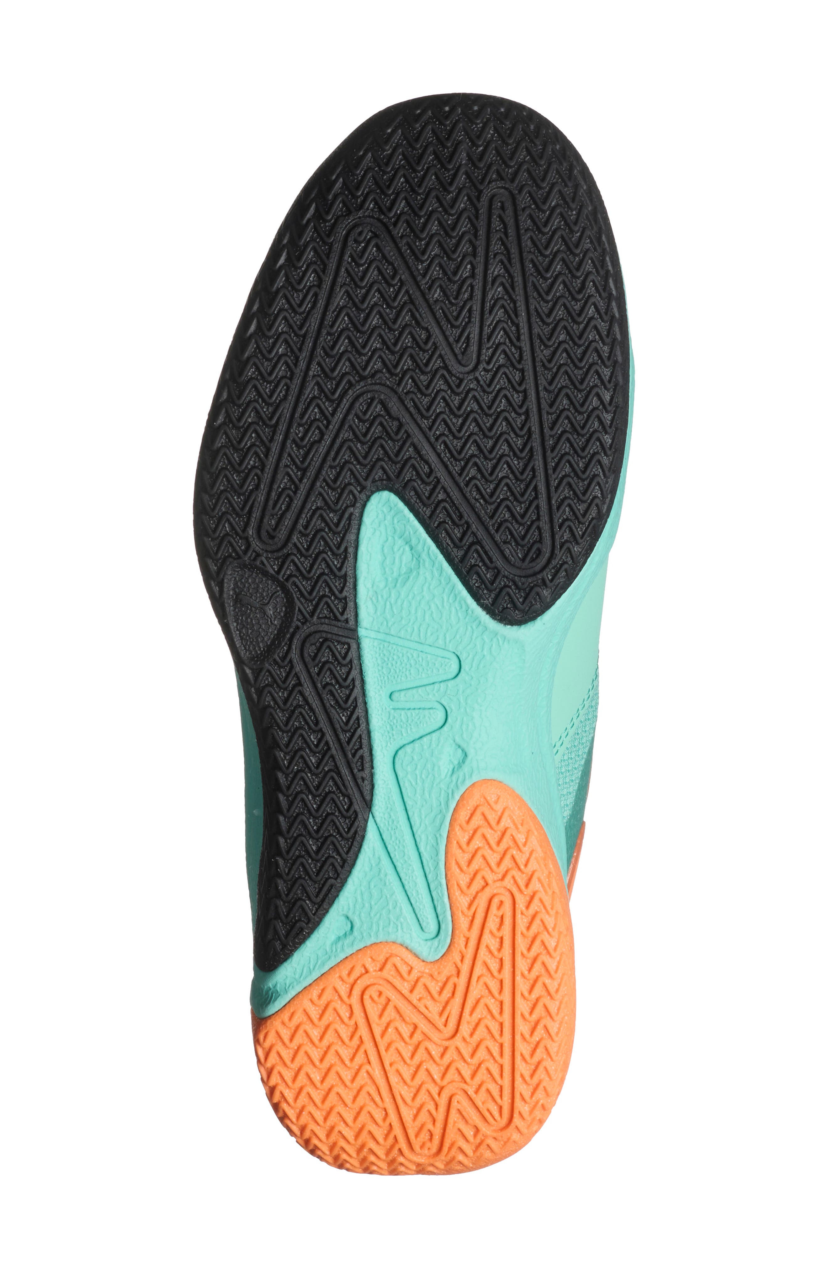 Kids' MB World.01 Basketball Sneaker, Alternate, color, FLURO ORANGE/ FLURO GREEN