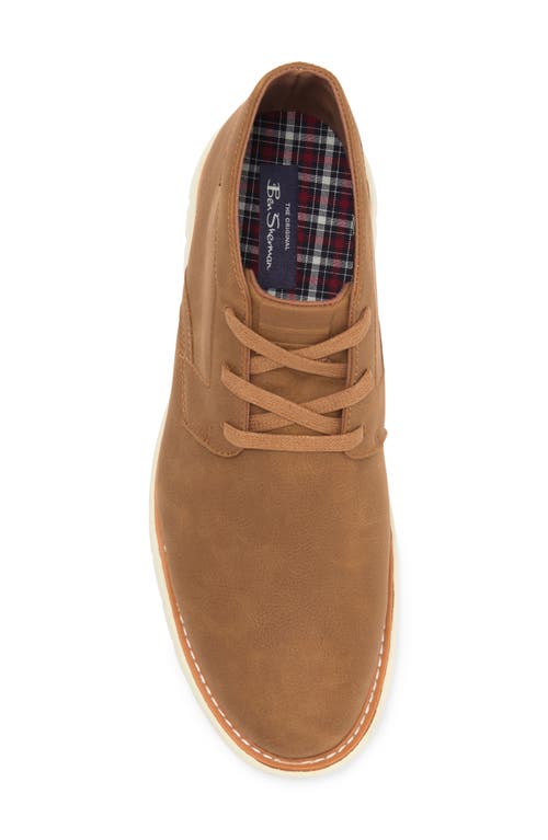 Ben Sherman Whitby Chukka Boot In Peanut/whisper White