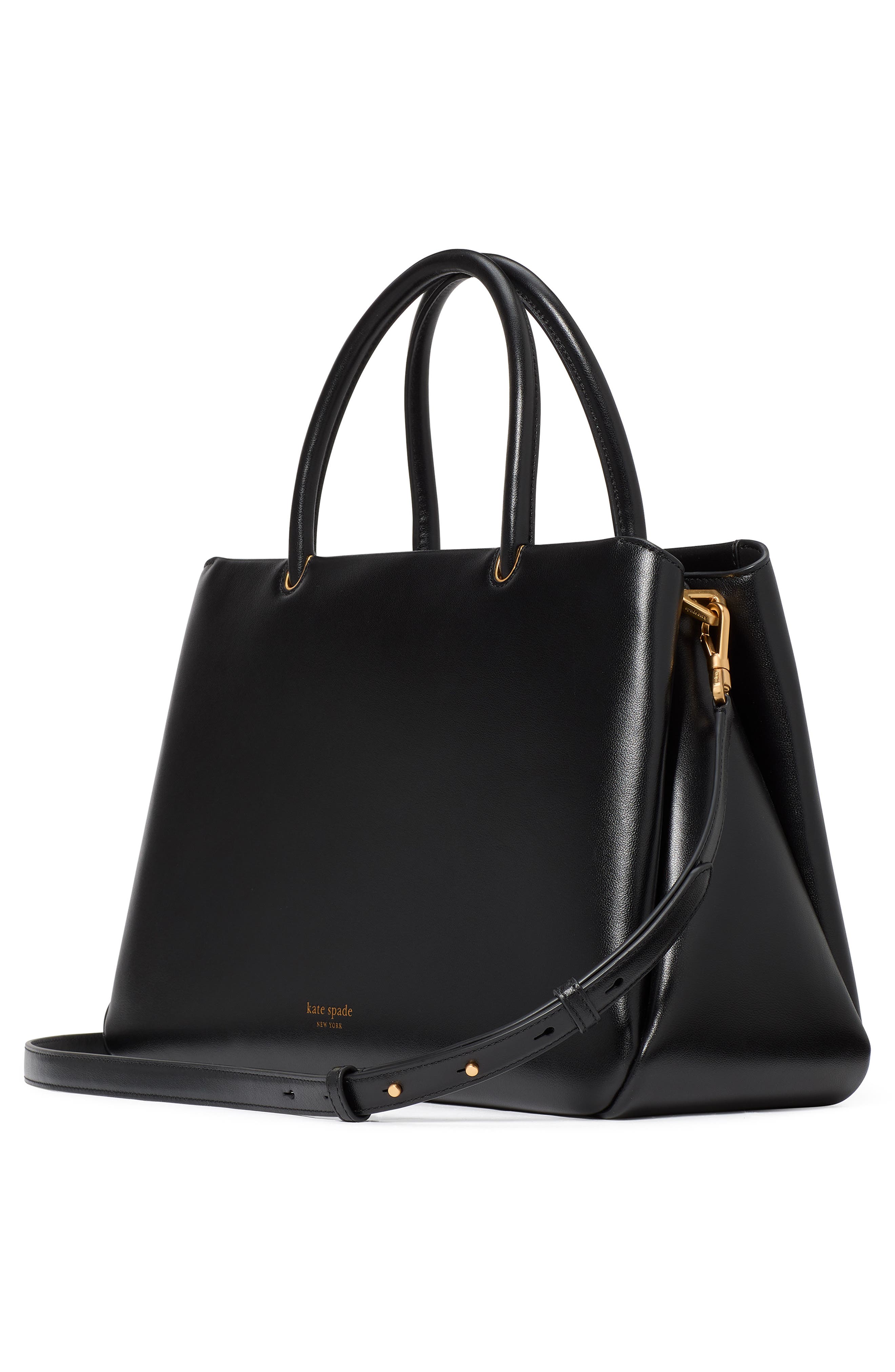 Kate Spade New York large grace fine grain leather satchel, Alternate, color, 