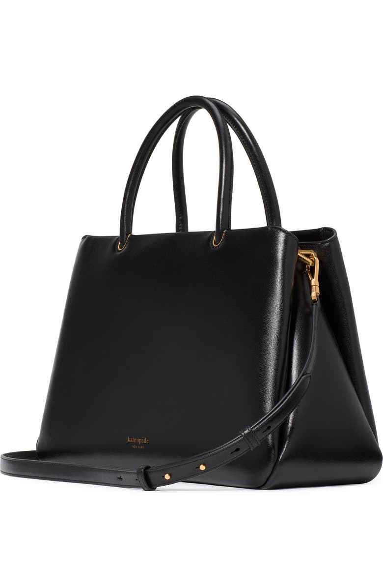 Kate Spade New York large grace fine grain leather satchel, Alternate, color,