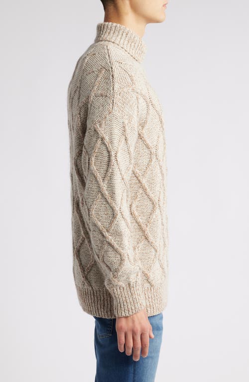 Hugo Boss Boss Estupendo Diamond Stitch Sweater In White