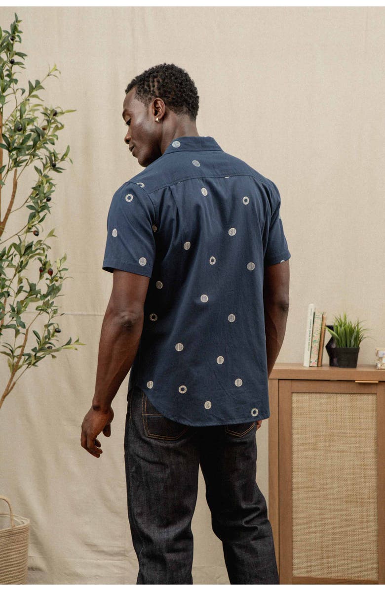 Bridge & Burn Emerson Slim Shirt, Alternate, color, Lunar Polka