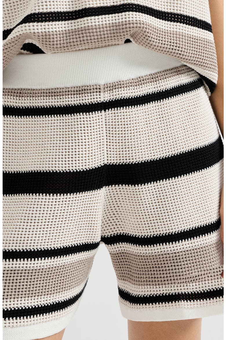 Cotton net knit shorts, Alternate, color, Multicoloured
