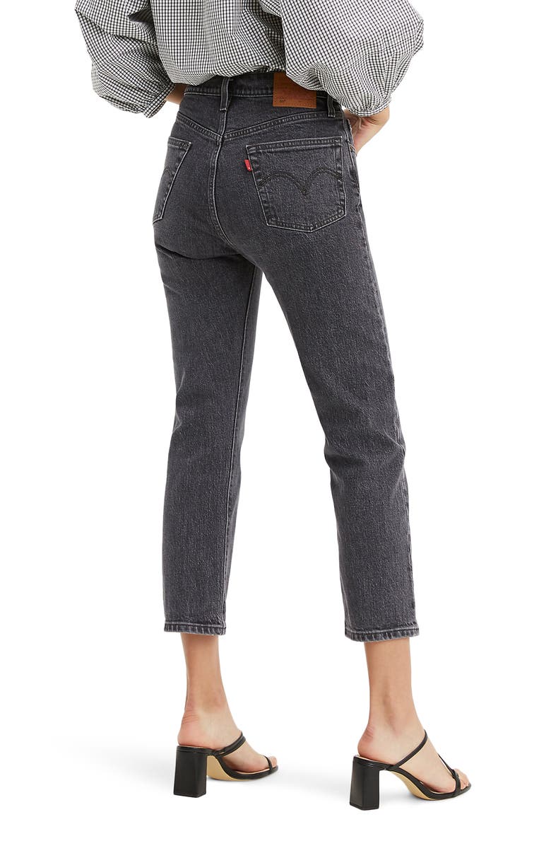 Levi's<sup>®</sup> 501<sup>®</sup> High Waist Crop Straight Leg Jeans, Alternate, color,