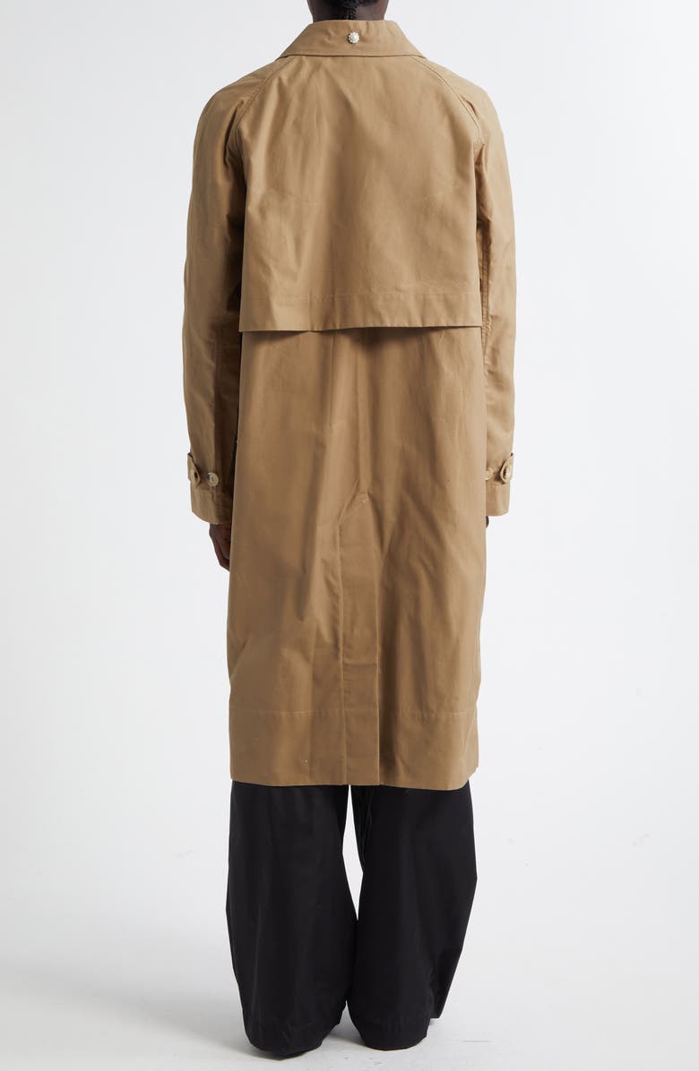 Simone Rocha Daisy Embellished Car Coat, Alternate, color, 