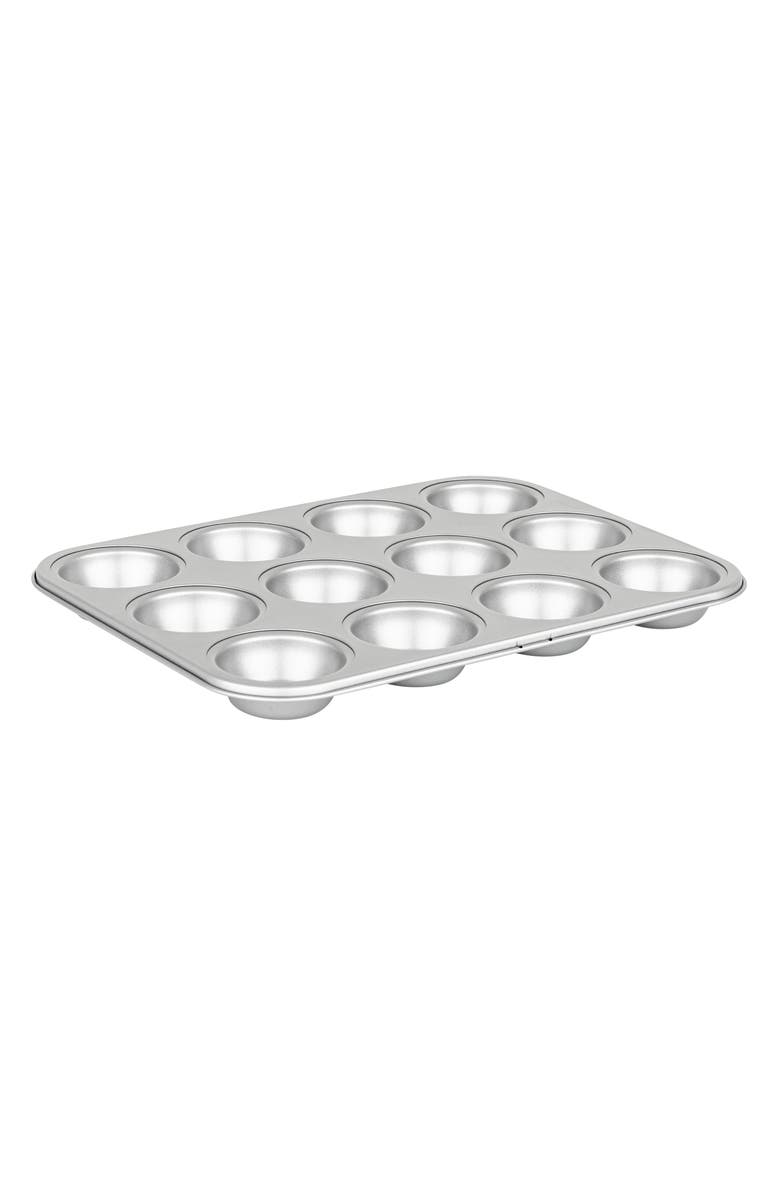 Viking 12 Cup Muffin Pan, Main, color, Grey
