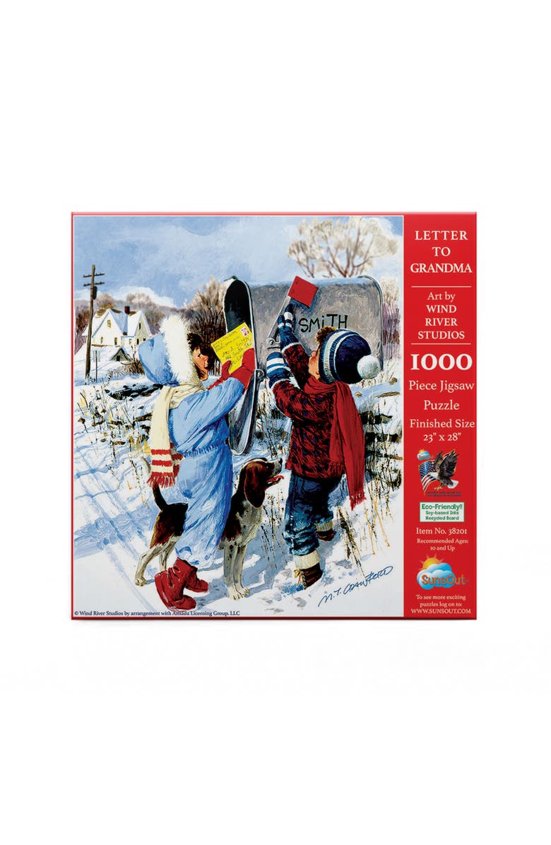 Sunsout Letter to Grandma 1000 piece Jigsaw Puzzle for Adults, Alternate, color, Multicolor