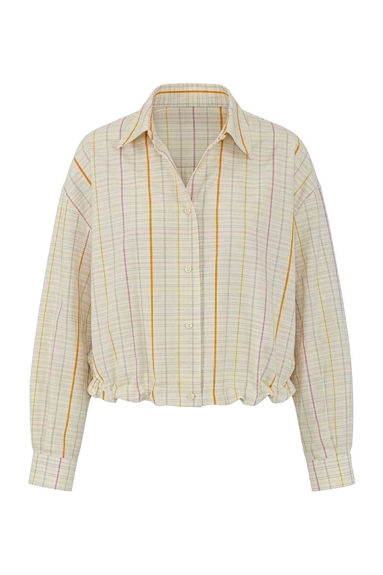 Lille Blouson hem shirt, Main, color, Nat/Pink/Yellow
