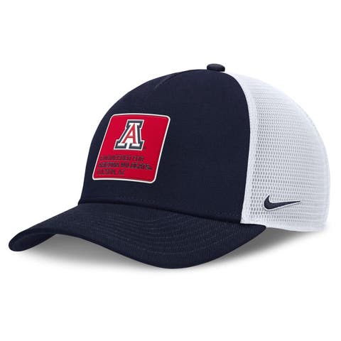 Men's Nike  Navy/White Arizona Wildcats 2025 On-Field Rise Engineered Trucker Adjustable Hat