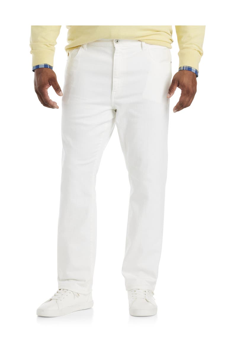 Nautica Big & Tall Glacier Bay Straight-Fit Denim Jeans, Main, color, White