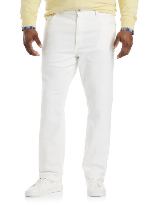 Nautica Big & Tall Glacier Bay Straight-fit Denim Jeans In White