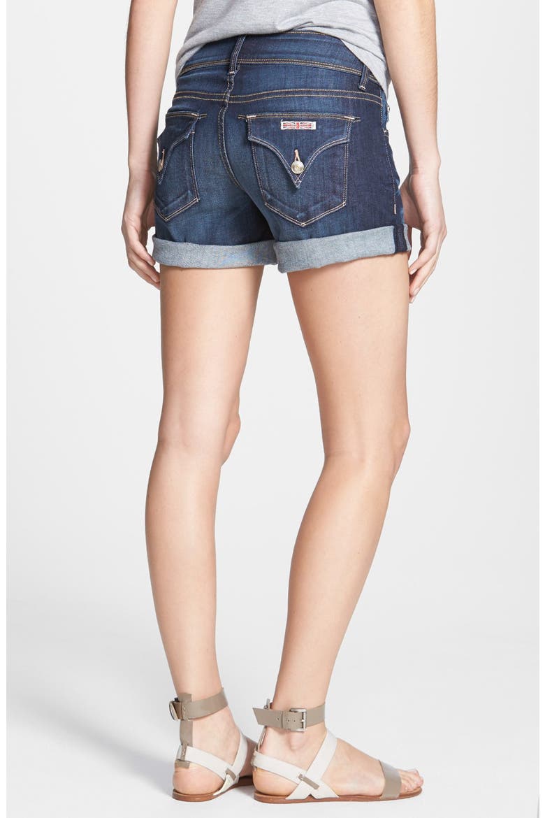 'Croxley' Cuff Denim Shorts, Alternate, color, STELLA